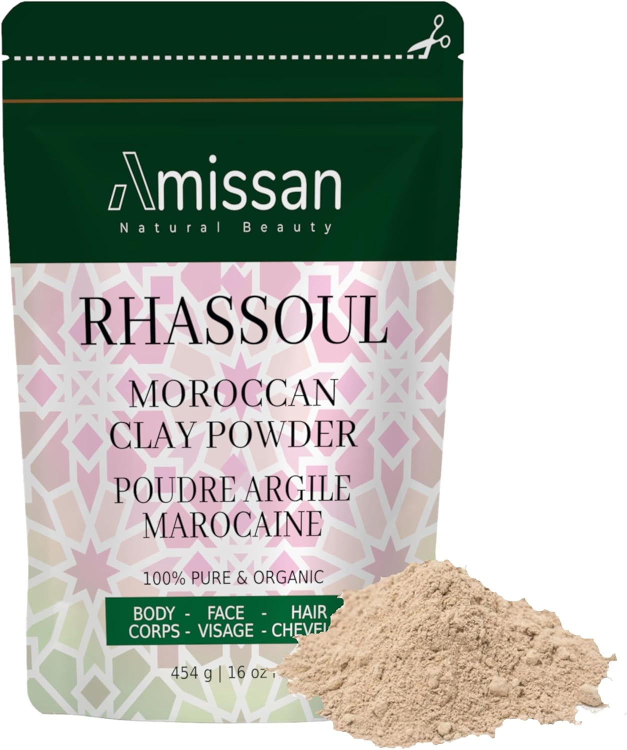 Moroccan Rhassoul Clay (Lava Clay) Powder